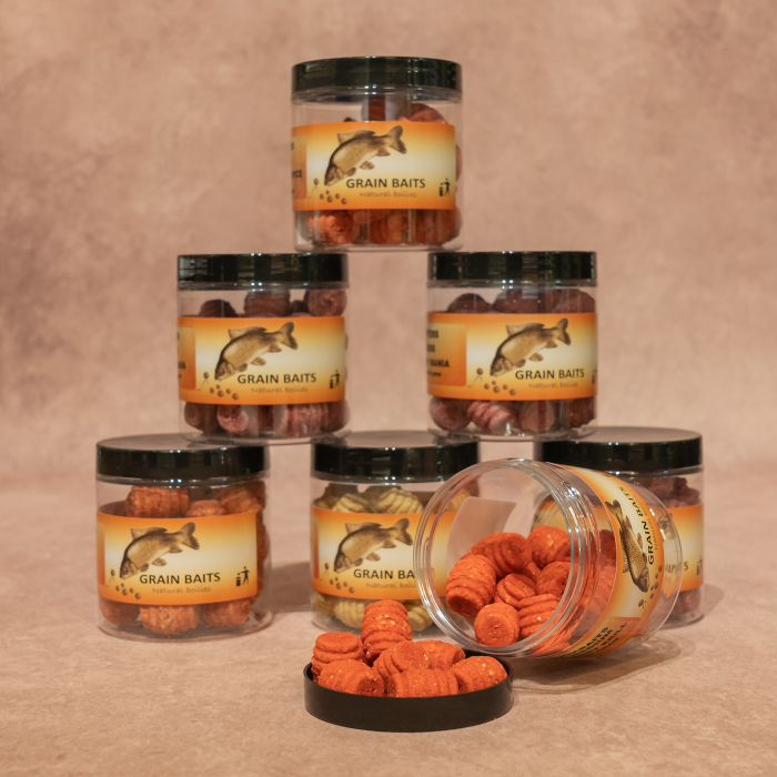Grubs Hard Hookbaits-Strawberry Krill